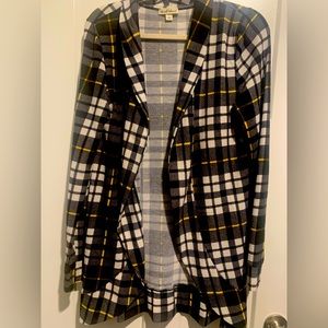 Plaid cardigan